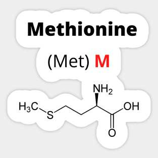 Amino acid Methionine Sticker